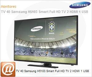 UN40H5103AGXZD - TV 40 Samsung H5103 Smart Full HD TV 2 HDMI 1 USB