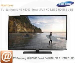 UN40H5303AGXZD - TV Samsung 40 H5303 Smart Full HD LED 2 HDMI 2 USB