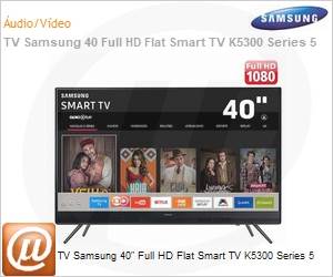 UN40K5300AGXZD - TV Samsung 40" Full HD Flat Smart TV K5300 Series 5