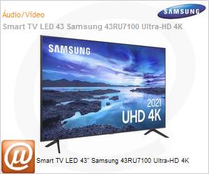 UN43RU7100GXZD - Smart TV 43" LED Samsung 43RU7100 Ultra HD 4K