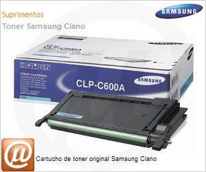 CLP-C600A/SEE - Cartucho de toner original Samsung Ciano