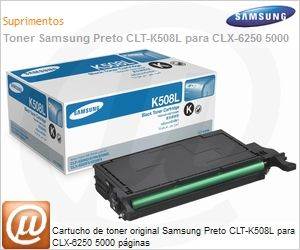CLT-K508L/SEE - Cartucho de toner original Samsung Preto CLT-K508L para CLX-6250 5000 pginas