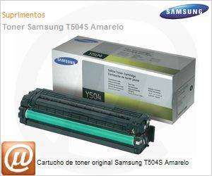 CLT-Y504S/XAZ - Cartucho de toner original Samsung T504S Amarelo