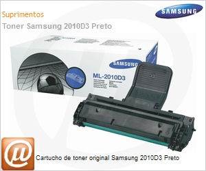 ML-2010D3/XAZ - Cartucho de toner original Samsung 2010D3 Preto