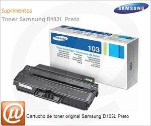 MLT-D103L/XAZ - Cartucho de toner original Samsung D103L Preto