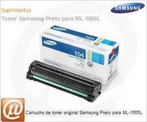 MLT-D104S/XAA - Cartucho de toner original Samsung Preto para ML-1665L