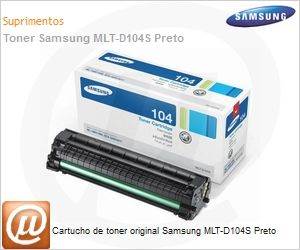 MLT-D104S/XAZ - Cartucho de toner original Samsung MLT-D104S Preto