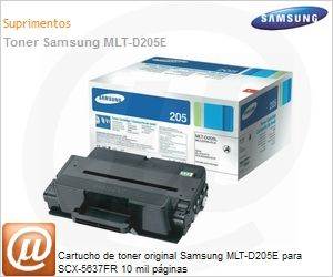 MLT-D205E - Cartucho de toner original Samsung MLT-D205E para SCX-5637FR 10 mil pginas