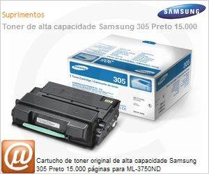 MLT-D305L - Cartucho de toner original de alta capacidade Samsung 305 Preto 15.000 pginas para ML-3750ND