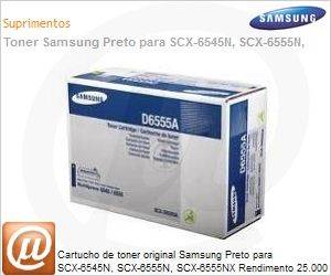 SCX-D6555A/XAZ - Cartucho de toner original Samsung Preto para SCX-6545N, SCX-6555N, SCX-6555NX Rendimento 25.000 pginas