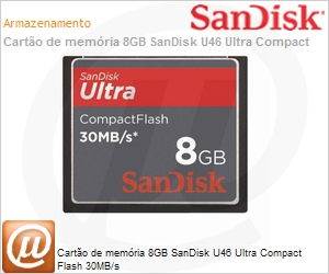 SDCFH-008G-U46 - Carto de memria 8GB SanDisk U46 Ultra Compact Flash 30MB/s