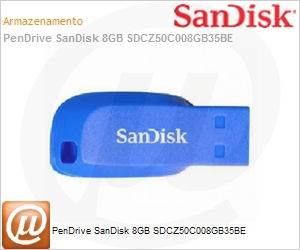 SDCZ50C-008G-B35BE - PenDrive SanDisk 8GB SDCZ50C008GB35BE