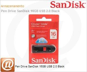 SDCZ60-016G-B35 - Pen Drive SanDisk 16GB USB 2.0 Black