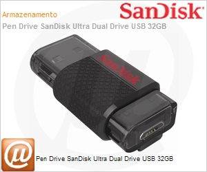 SDDD-032G-L46 - Pen Drive SanDisk Ultra Dual Drive USB 32GB