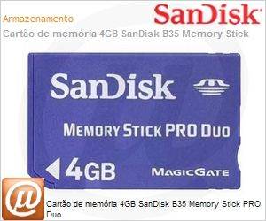 SDMSPD-004G-B35 - Carto de memria 4GB SanDisk B35 Memory Stick PRO Duo