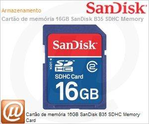 SDSDB-016G-B35 - Carto de memria 16GB SanDisk B35 SDHC Memory Card
