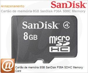 SDSDQ-8192-P36A - Carto de memria 8GB SanDisk P36A SDHC Memory Card