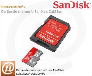 SDSDQUA-008G-U46A - Carto de memria SanDisk CaMSan SDSDQUA-008GU46A