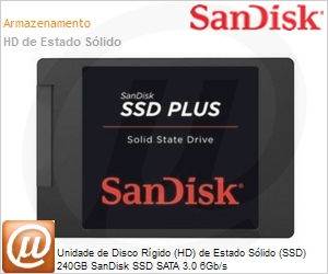SDSSDA-240G-G25 - Unidade de Disco Rgido (HD) de Estado Slido (SSD) 240GB SanDisk SSD SATA 3.0 6Gb/s