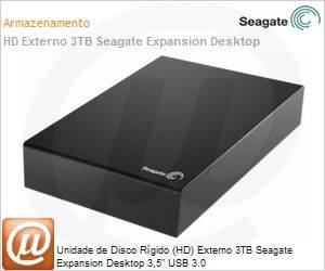 1D7AD3-570 - Unidade de Disco Rgido (HD) Externo 3TB Seagate Expansion Desktop 3,5" USB 3.0