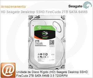 ST2000DX002 - HD Interno Seagate Desktop SSHD FireCuda 2TB SATA 64MB 3.5 7200RPM