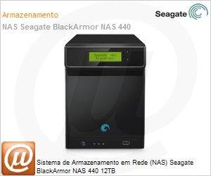 STAU12000100 - Sistema de Armazenamento em Rede (NAS) Seagate BlackArmor NAS 440 12TB