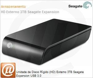 STAY3000100 - Unidade de Disco Rgido (HD) Externo 3TB Seagate Expansion USB 3.0