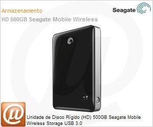 STBF500100 - Unidade de Disco Rgido (HD) 500GB Seagate Mobile Wireless Storage USB 3.0