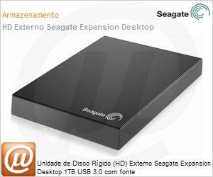 STBV1000100 - Unidade de Disco Rgido (HD) Externo Seagate Expansion Desktop 1TB USB 3.0 com fonte
