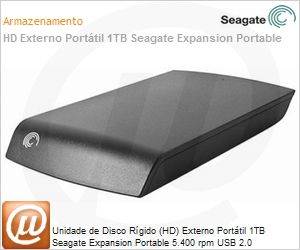 STBX1000600 - Unidade de Disco Rgido (HD) Externo Porttil 1TB Seagate Expansion Portable 5.400 rpm USB 2.0