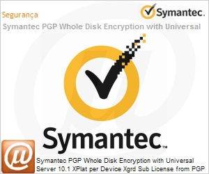 0ENDXZX0-BI1EF - Symantec PGP Whole Disk Encryption with Universal Server 10.1 XPlat per Device Xgrd Sub License from PGP Wde with Univ Srvr Ltd Express Band F Basic 12 Meses