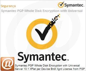 0ENDXZX1-BI1EB - Symantec PGP Whole Disk Encryption with Universal Server 10.1 XPlat per Device Bndl Xgrd License from PGP Wde with Univ Srvr Ltd Express Band B Basic 12 Meses