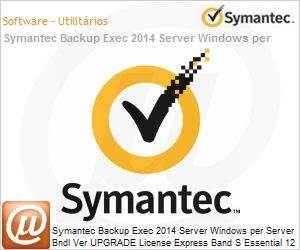 0L3LWZU1-EI1ES - Symantec Backup Exec 2014 Server Windows per Server Bndl Ver UPGRADE License Express Band S Essential 12 Months 