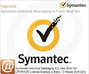 10760330 - Symantec Antivirus Messaging 4.3 User Bndl Ver UPGRADE License Express a Basic 12 Meses [005-024] 