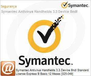 10773882 - Symantec Antivirus Handhelds 3.3 Device Bndl Standard License Express B Basic 12 Meses [025-049] 