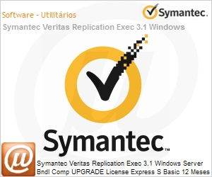 10887148 - Symantec Veritas Replication Exec 3.1 Windows Server Bndl Comp UPGRADE License Express S Basic 12 Meses (1 licena) 