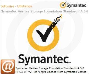 10947162 - Symantec Veritas Storage Foundation Standard HA 5.0 HPUX 11I V2 Tier N Xgrd License from Symantec Veritas Cluster Server Express Band S 
