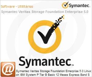 12110981 - Symantec Veritas Storage Foundation Enterprise 5.0 Linux on IBM System P Tier B Basic 12 Meses Express Band S 