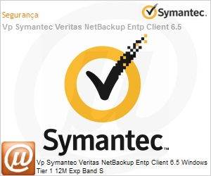 12527349 - Vp Symantec Veritas NetBackup Entp Client 6.5 Windows Tier 1 12M Exp Band S 