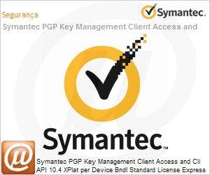 139JXZF1-EI1EB - Symantec PGP Key Management Client Access and Cli API 10.4 XPlat per Device Bndl Standard License Express Band B [025-049] Essential 12 Meses 