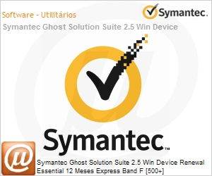14055195 - Symantec Ghost Solution Suite 2.5 Win Device Renewal Essential 12 Meses Express Band F [500+] 