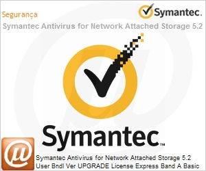 14176312 - Symantec Antivirus for Network Attached Storage 5.2 User Bndl Ver UPGRADE License Express Band A Basic 12Mo 