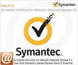 14176525 - Symantec Antivirus for Network Attached Storage 5.2 User Bndl Standard License Express Band D Essential 12Mo 