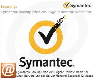 20056629 - Symantec Backup Exec 2010 Agent Remote Media for Linux Servers Lnx per Server Renewal Essential 12 Meses Express Band S 