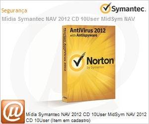 21217598 - Mdia Symantec NAV 2012 CD 10User MidSym NAV 2012 CD 10User (Item em cadastro)