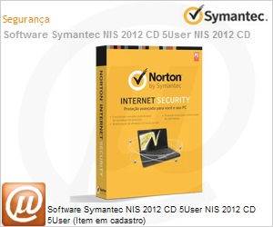 21219427 - Software Symantec NIS 2012 CD 5User NIS 2012 CD 5User (Item em cadastro)