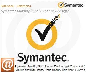 4LM6OZX6-EI2ES - Symantec Mobility Suite 5.0 per Device Xgrd [Crossgrade] Sub [Assinatura] License from Mobility App Mgmt Express Band S [001+] Essential 24 Meses