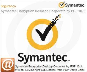 D7A8WZX1-EI1EA - Symantec Encryption Desktop Corporate by PGP 10.3 Win per Device Xgrd Sub License from PGP Dsktp Email Encryp Express Band A [001-024] Essential 12 Meses