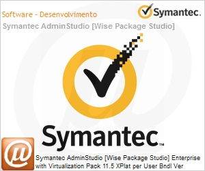 FMSFXZU0-SI1ES - Symantec AdminStudio [Wise Package Studio] Enterprise with Virtualization Pack 11.5 XPlat per User Bndl Ver UPGRADE License Express Band S [001+] Standard 12 Meses