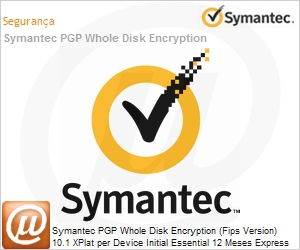 K5D1XZZ0-EI1EE - Symantec PGP Whole Disk Encryption (Fips Version) 10.1 XPlat per Device Initial Essential 12 Meses Express Band E 